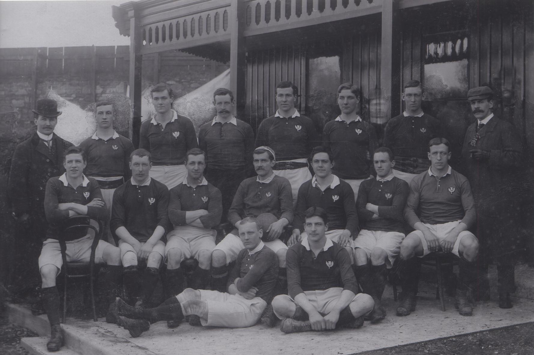 Scotland team v Ireland, 1900