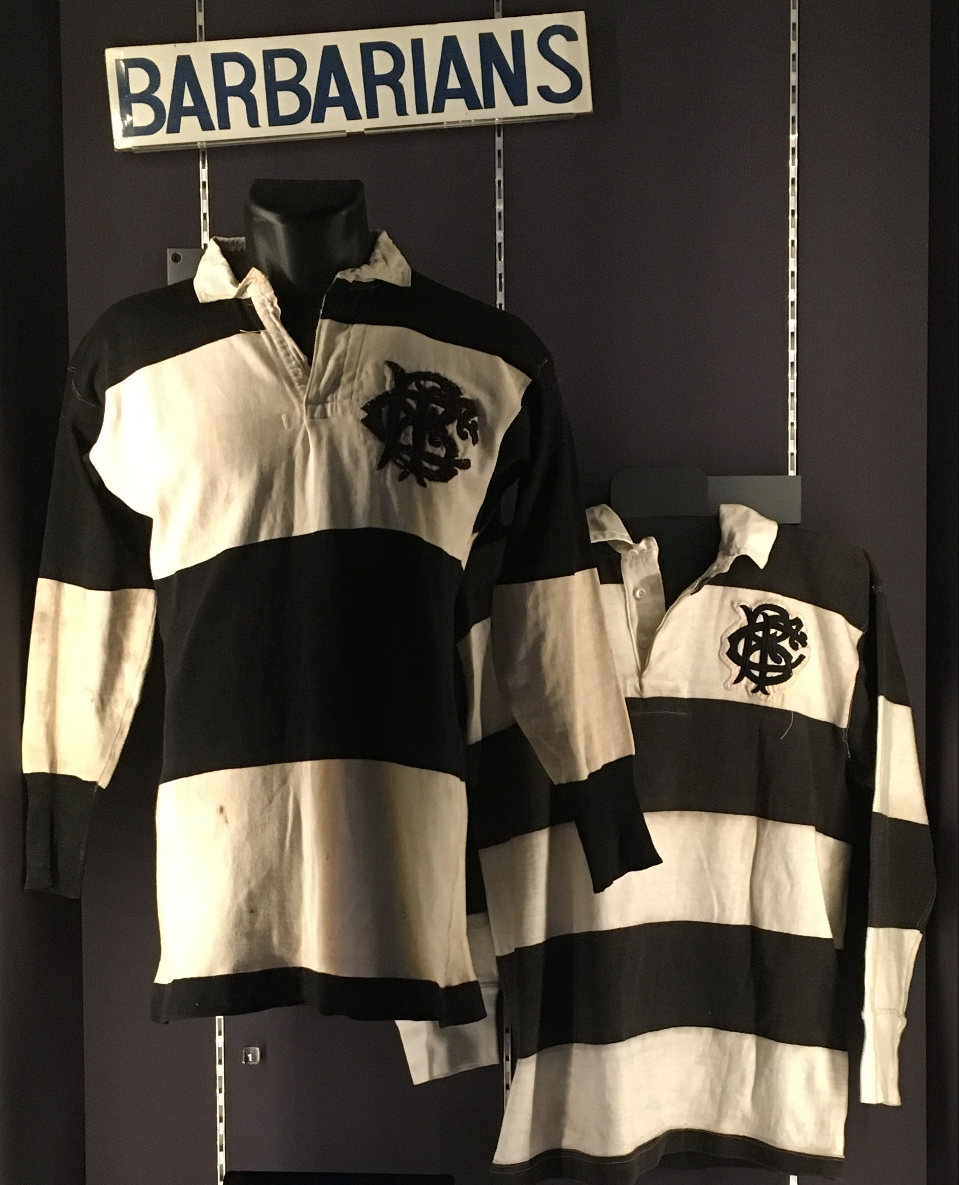 Barbarians display, World Rugby Museum