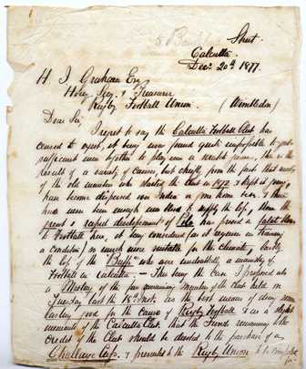 Calcutta letter